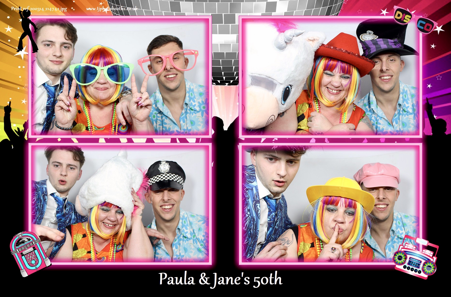 Paula & Jane's 50th | View more photos from the event at gallery.tjphotobooths.co.uk/u/TJPhotobooths/Paula-Janes-50th